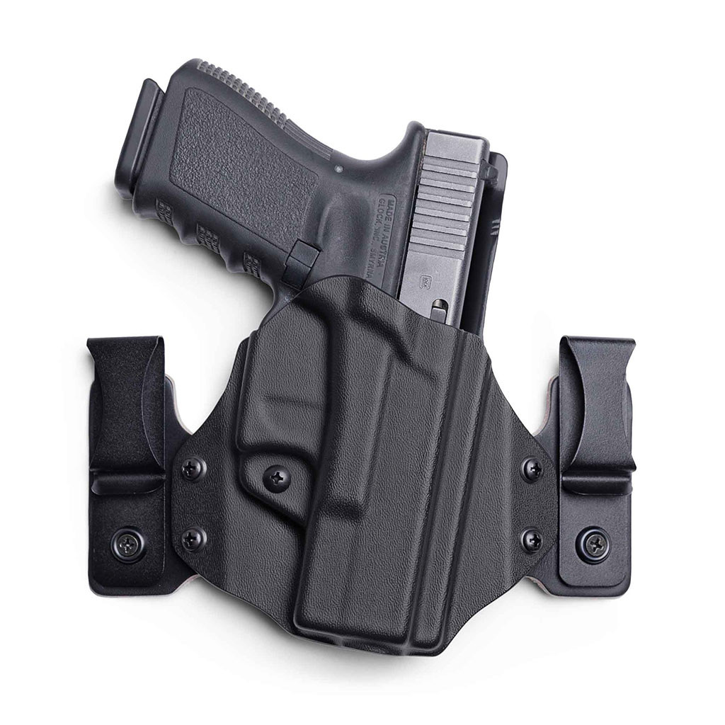 ProTuck front view with holstered firearm