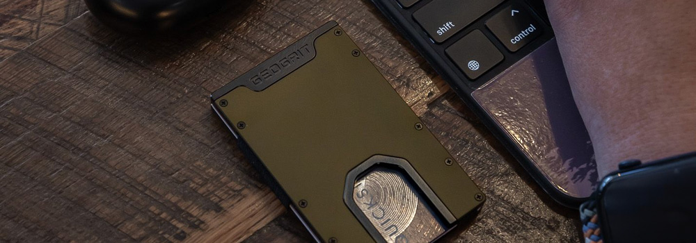 Geogrit slim RFID wallet