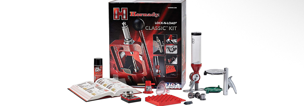 A gunpowder reloading kit from Hornady to replenish your ammo.