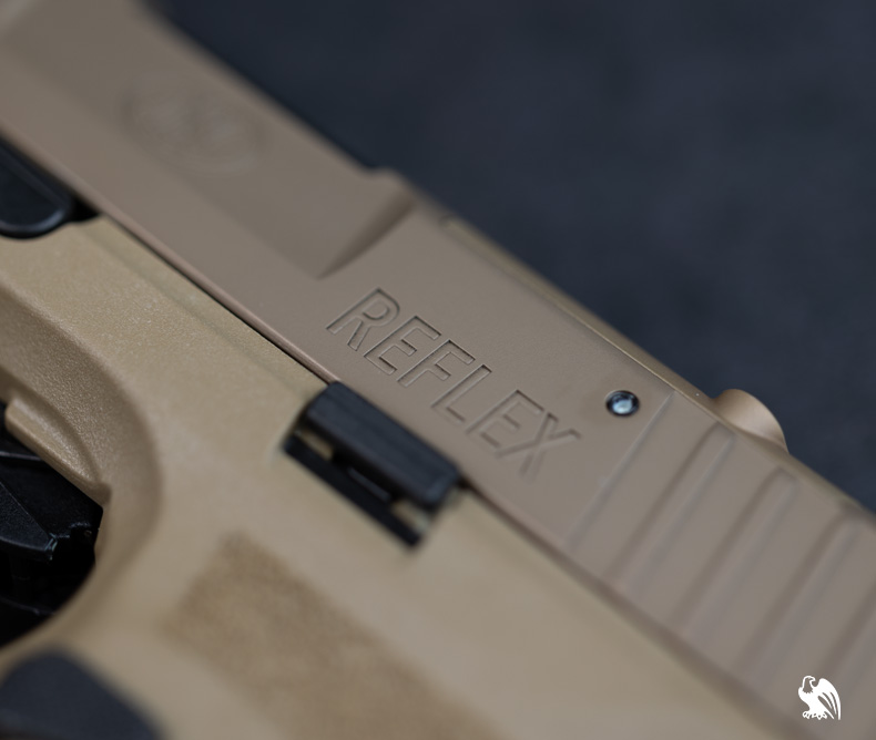 FN Reflex XL MRD Safety Close Up Photography