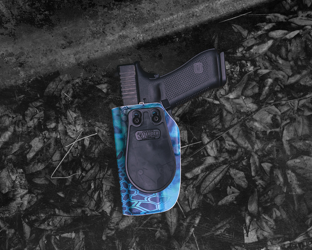 Glock 17 on one of the best OWB Paddle Holsters the ProDraw® from Vedder Holsters