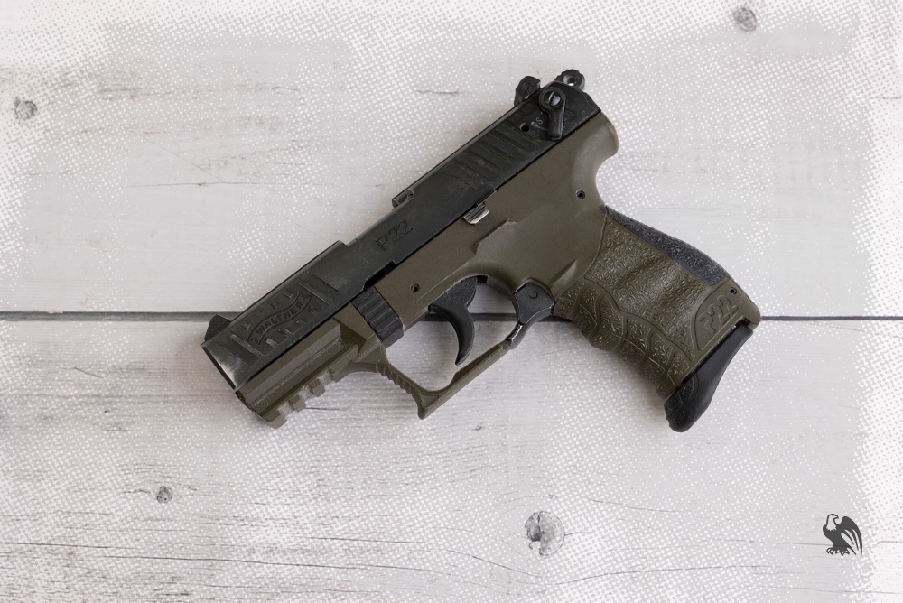 Walther P22 Handgun Photography