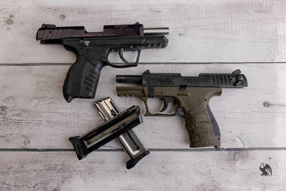 Ruger SR22 vs Walther P22: Size & Capacity - Pistols and Mags